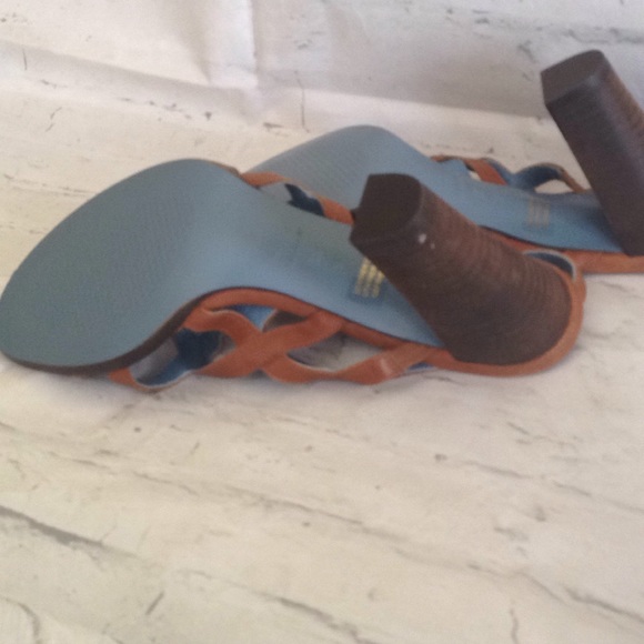 Biala Brown Heeled Sandal - Picture 4 of 5